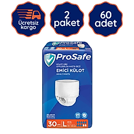 Prosafe Emici Külot Hasta Bezi Büyük(L) 30'lu 60 Adet