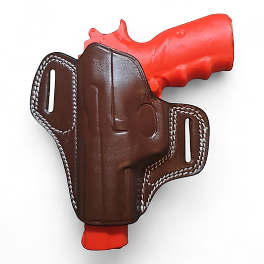 SOL KULLANIM UNİVERSAL DERİ DIŞ YARIM KELEBEK SİLAH KILIFI