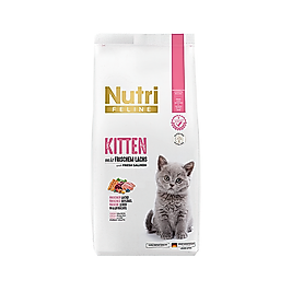 Nutri Feline Gulütensiz Düşük Tahıllı Somonlu Yavru Kedi Maması (2 kg)