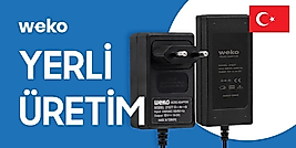 Weko 5 Volt 2 Amper 10 Watt Plastik Kasa Priz Tipi Adaptör (5.5x2.5 Uçlu)