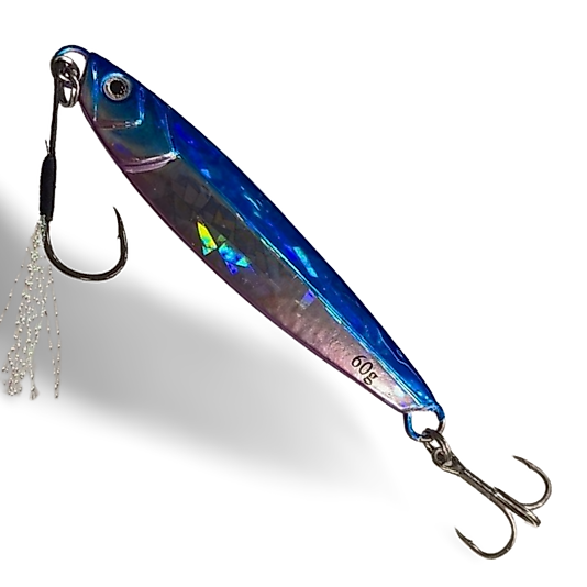Katta 60 gr Asist'li Metal Jig (Mavi Mor)