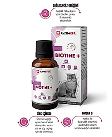 Supravet Biotine Cat Extra Deri ve Tüy Sağlığı Damlası 100 ML