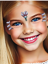 Parlak yüz taşı seti