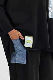 XOX siyah Kot Detaylı Takım