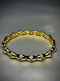 boğumlu taşlı kelepçe