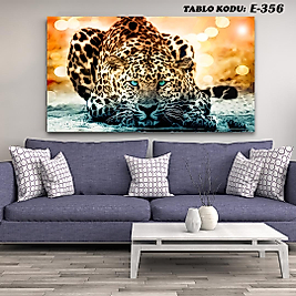 MERCAN MOBİLYA  VE AKSESUAR , 130*70 ASLAN  KANVAS TABLO