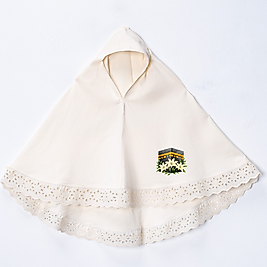 Pamuk Fistolu Çocuk Başörtüsü | Kabe Çiçekli