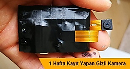 1 Hafta Kayıt Yapan Gizli Kamera