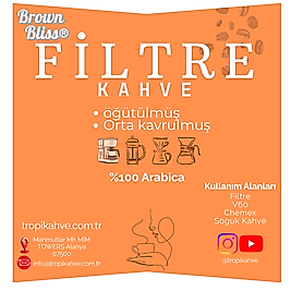BrownBliss®️ Filtre Kahve(öğütülmüş)