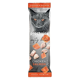 ProChoice Softy Bites Tavuklu ve Somonlu Yumuşak Kedi Ödül Maması 10gr