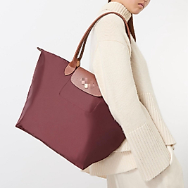 SU İTİCİ KADIN OMUZ ÇANTASI XL BORDO-TABA