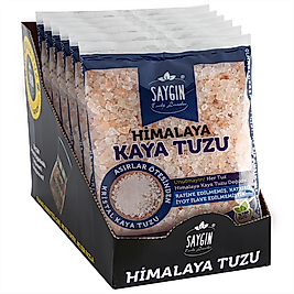 SAYGIN HİMALAYA TUZU 500 GR. ÖĞÜTMELİK 6'LI PAKET