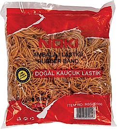 NOKİ AMBALAJ LASTİĞİ %80 KAUÇUK 500 GR 7CM RBS80500
