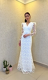Balık Model Dantelli Abiye