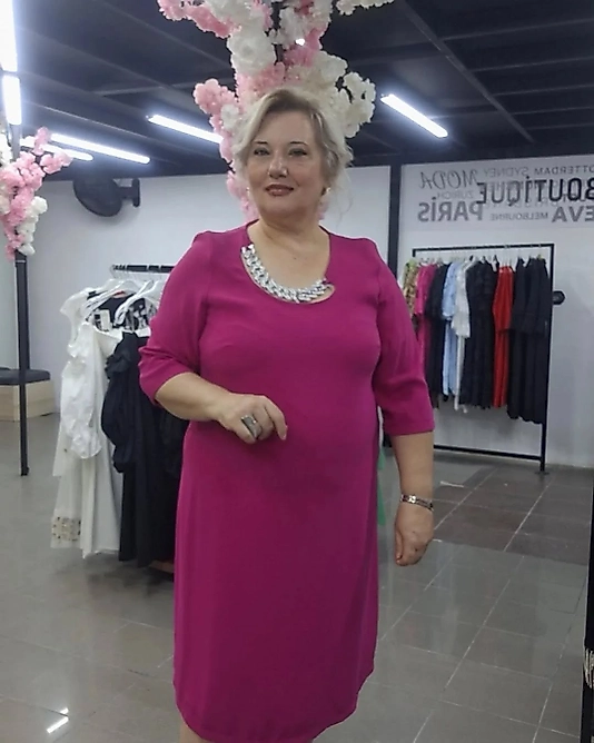 Fuşya Elbise