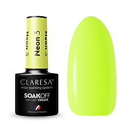Claresa Neon 3 Kalıcı Oje | 5gr | Polonya 2025 Üretimi En Yüksek Kalitede Kalıcı Oje