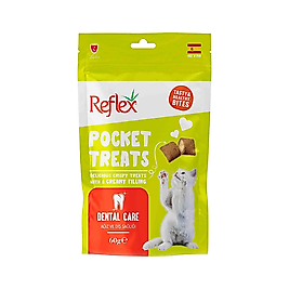 Reflex Pocket Treats Ağız ve Diş Sağlığı Kedi Ödülü (60 g)