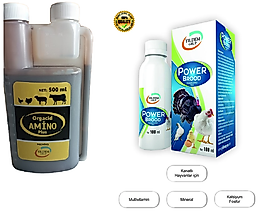 Organik Aminoasit  Ve Mineral 500 Ml + Power Brood 100 Ml  (Muhteşem İkili )