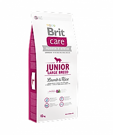 BRIT CARE JUNIOR LARGE BREED 12KG (Kuzu ve Pirinç - Büyük Irk Yavru Köpek Maması)