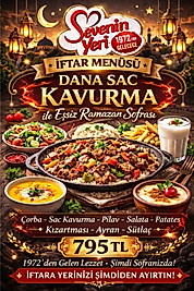 DANA SAC KAVURMA İFTAR MENÜSÜ