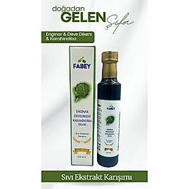 Fabey Enginar, Devedikeni, Karahindiba Özleri Sıvı Ekstrakt Karışımı 250ml