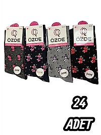 Kadın Özde Soket  Çorap 24 Adet