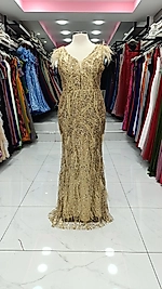 Balık Abiye Gold 1019