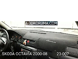 Skoda Octavia 2000-2008 Konsol Torpido 3D Koruma