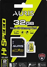 Auris 32GB SD Micro Hafıza Kartı New Edition