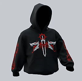 Berserk Guts Tribal Vol02 Oversize Hoodie