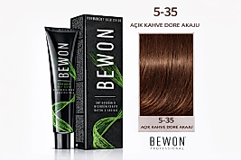 BEWON SAÇ BOYASI 100 ML (5-35 AÇIK KAHVE DORE AKUJU)