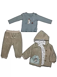Bibaby Happy Camper 3'lü Set 73335 Bej