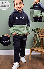 ERKEK ÇOCUK 3 İPLİK ŞARDONLU TAKIM