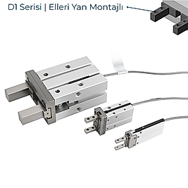 MHZ2-32D1 Çift Etkili Manyetik Pnömatik Gripper Tutucu