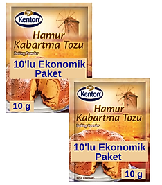 Kenton Hamur Kabartma Toz 2 x 10 lu Ekonomik Paket (20x10g)