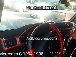 Mercedes G 1994 - 1998 Konsol Torpido A3D Koruma