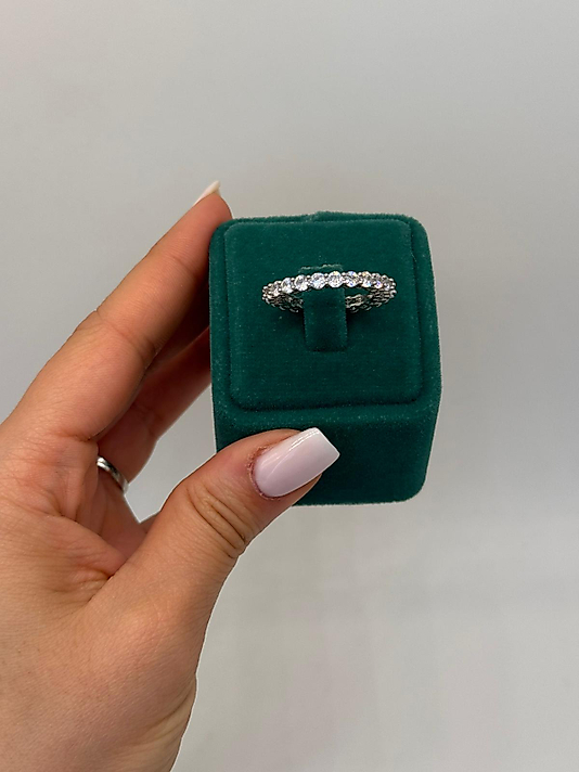 Xuping Tam Tur Taşlı Zarif Yüzük