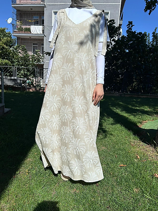 Palmiye desenli jile kod: 15