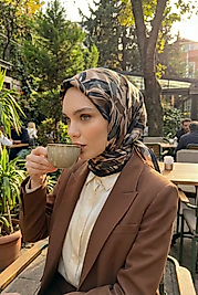 Spring Eşarp Kamuflaj Desen