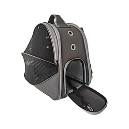 Lavistan Paris Fileli Evcil Hayvan Füme Sırt Taşıma Çantası