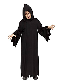 SİYAH HAYALET KOSTÜMÜ KIZ ERKEK ÇOCUK UYUMLU HALLOWEEN KOSTÜMÜ