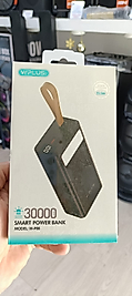 W-P08 W PLUS Power Bank 30000 Mah Dijital Göstergeli 22,5W FENERLİ