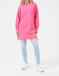 Sıfır Yaka Tunik Sweatshirt