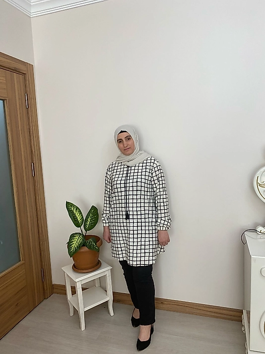 İthal Krep Battal Beden Tunik
