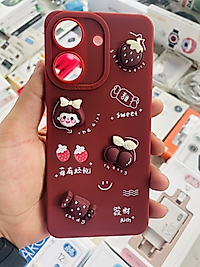 Redmi 13C Ayıcık Kabartmalı Telefon Kılıfı