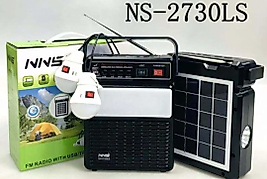 Bluetoothlu Şarjlı Radyo Güneş Enerjili 2 Ampullü Solar Set - Güneş Enerjili Solar Lam