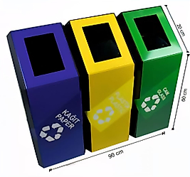 112 LT ELİT GERİ DÖNÜŞÜM SETİ 3 LÜ ( KDV DAHİL )