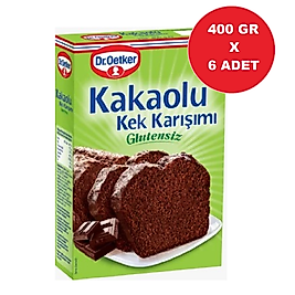 GLUTENSİZ KAKAOLU KEK KARISIMI 400GR*6AD