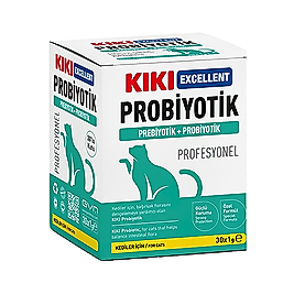 Kiki Excellent Kedi Probiyotik Takviyesi Kutu Şase (7 x 1 g)