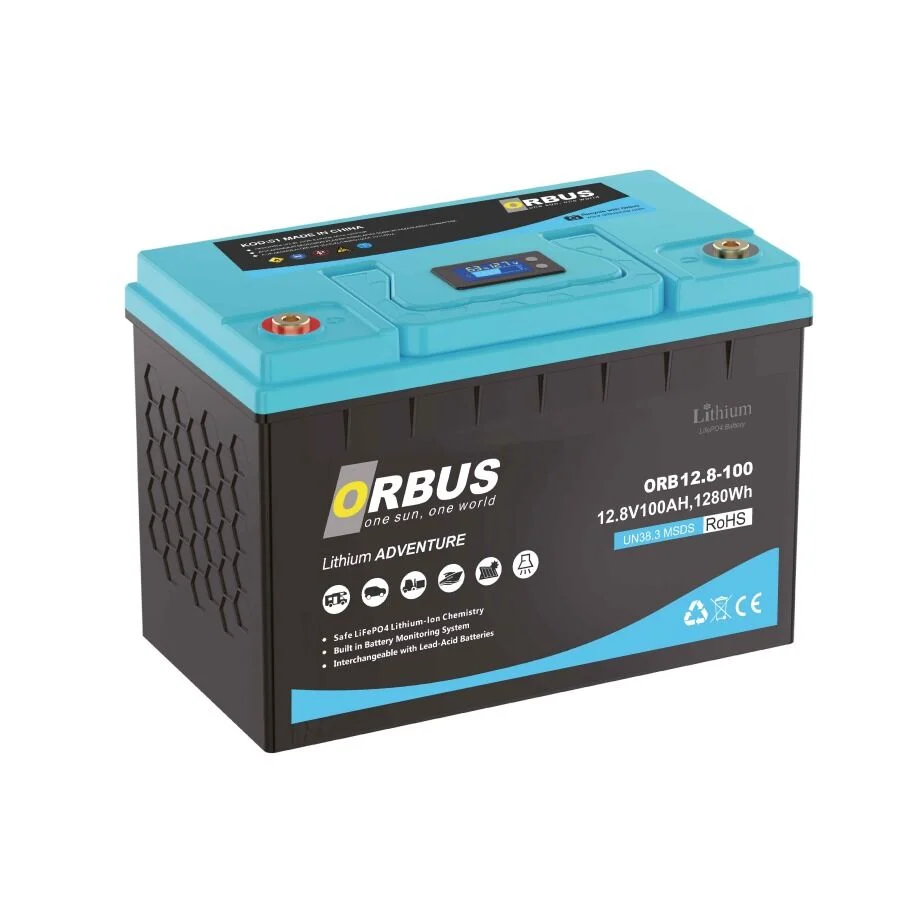 12.8V 100Ah Lityum Akü (ORBUS)